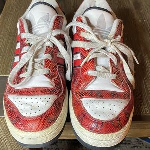 Vintage Adidas Snake Skin Sneakers